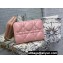 Lady Dior Voyageur Small Coin Purse in Pink Cannage Lambskin 2024