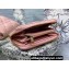 Lady Dior Voyageur Small Coin Purse in Pink Cannage Lambskin 2024