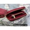Lady Dior Voyageur Small Coin Purse in Red Cannage Lambskin 2024