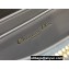 Lady Dior Voyageur Small Coin Purse in Gray Patent Cannage Calfskin 2024
