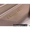 Lady Dior Voyageur Small Coin Purse in Nude Pink Patent Cannage Calfskin 2024