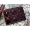 Lady Dior Voyageur Small Coin Purse in Burgundy Patent Cannage Calfskin 2024