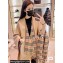 Burberry Reversible Check Wool Cape Beige Top Quality
