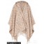 Fendi FF Beige cashmere poncho Top Quality