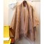 Fendi FF Karligraphy Reversible Cashmere-Wool Poncho Top Quality