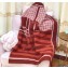 Hermes Couvertures Nouvelles blanket in double-sided cashmere Red
