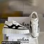 Hogan H-Stripes Women/Men Sneakers White/Black Horsehair 2024