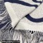 Loewe Anagram blanket in wool Navy Blue