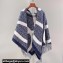 Loewe Anagram blanket in wool Navy Blue
