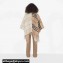 Burberry Contrast Check Wool Cashmere Cape Top Quality