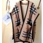 Burberry Check Wool Cashmere Hooded Cape Top Quality