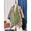 Burberry Reversible Check Wool Cape Green Top Quality