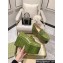 Gucci Horsebit Platform Loafers Crocodile Print Green Spring 2024