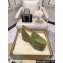 Gucci Horsebit Platform Loafers Crocodile Print Green Spring 2024