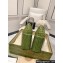 Gucci Horsebit Platform Loafers Crocodile Print Green Spring 2024