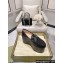 Gucci Horsebit Platform Loafers Crocodile Print Black Spring 2024