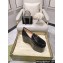 Gucci Horsebit Platform Loafers Brushed Leather Black Spring 2024