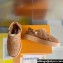 Louis Vuitton Heel 4cm Aspen Platform Clogs in Monogram-debossed suede calf leather and shearling Brown 2024