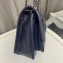 Saint Laurent Niki medium Bag in Crinkled Vintage Leather 633158 Navy Blue