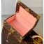 Louis Vuitton Monogram Canvas Coffret Trésor 24 Treasure Case Bag M20292 Rose Ballerine