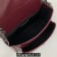 Saint Laurent Niki Baby Bag in Crinkled Vintage Leather 633160 Burgundy