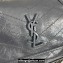 Saint Laurent Niki Baby Bag in Crinkled Vintage Leather 633160 Gray
