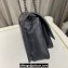 Saint Laurent Niki Baby Bag in Crinkled Vintage Leather 633160 Gray
