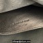 Saint Laurent Niki Baby Bag in Crinkled Vintage Leather 633160 Gray