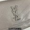 Saint Laurent Niki Baby Bag in Crinkled Vintage Leather 633160 Pale Gray