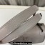 Saint Laurent Niki Baby Bag in Crinkled Vintage Leather 633160 Pale Gray