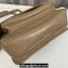 Saint Laurent Niki Baby Bag in Crinkled Vintage Leather 633160 Apricot