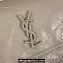 Saint Laurent Niki Baby Bag in Crinkled Vintage Leather 633160 Beige