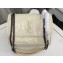 Saint Laurent Niki Baby Bag in Crinkled Vintage Leather 633160 Creamy