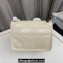 Saint Laurent Niki Baby Bag in Crinkled Vintage Leather 633160 Creamy