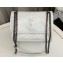 Saint Laurent Niki Baby Bag in Crinkled Vintage Leather 633160 White