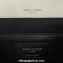 Saint Laurent Niki Baby Bag in Crinkled Vintage Leather 633160 White