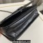 Saint Laurent Niki Chain Wallet Bag in Crinkled Vintage Leather 583103 Black