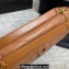 Saint Laurent Niki medium Bag in Crinkled Vintage Leather 633158 Caramel
