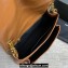 Saint Laurent Niki medium Bag in Crinkled Vintage Leather 633158 Caramel