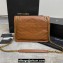Saint Laurent Niki medium Bag in Crinkled Vintage Leather 633158 Caramel