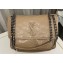 Saint Laurent Niki medium Bag in Crinkled Vintage Leather 633158 Apricot