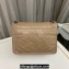Saint Laurent Niki medium Bag in Crinkled Vintage Leather 633158 Apricot