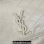 Saint Laurent Niki medium Bag in Crinkled Vintage Leather 633158 Creamy