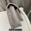 Saint Laurent Niki medium Bag in Crinkled Vintage Leather 633158 Pale Gray
