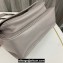 Saint Laurent Niki medium Bag in Crinkled Vintage Leather 633158 Pale Gray