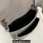 Saint Laurent Niki medium Bag in Crinkled Vintage Leather 633158 Pale Gray