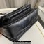 Saint Laurent Niki Baby Bag in Crinkled Vintage Leather 633160 Black