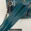 Saint Laurent Niki medium Bag in Crinkled Vintage Leather 633158 Green