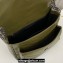 Saint Laurent Niki medium Bag in Crinkled Vintage Leather 633158 Olive Green
