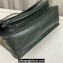 Saint Laurent Niki medium Bag in Crinkled Vintage Leather 633158 Emerald Green